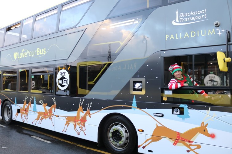 Blackpool Transport Christmas Bus