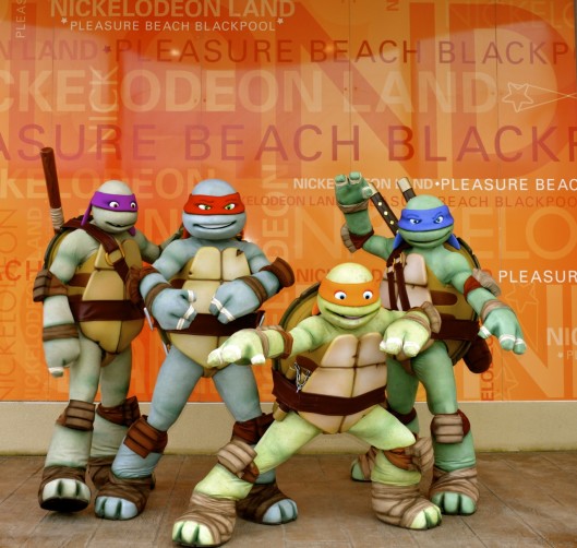Teenage Mutant Ninja Turtles Blackpool Pleasure Beach Nickelodeon Land